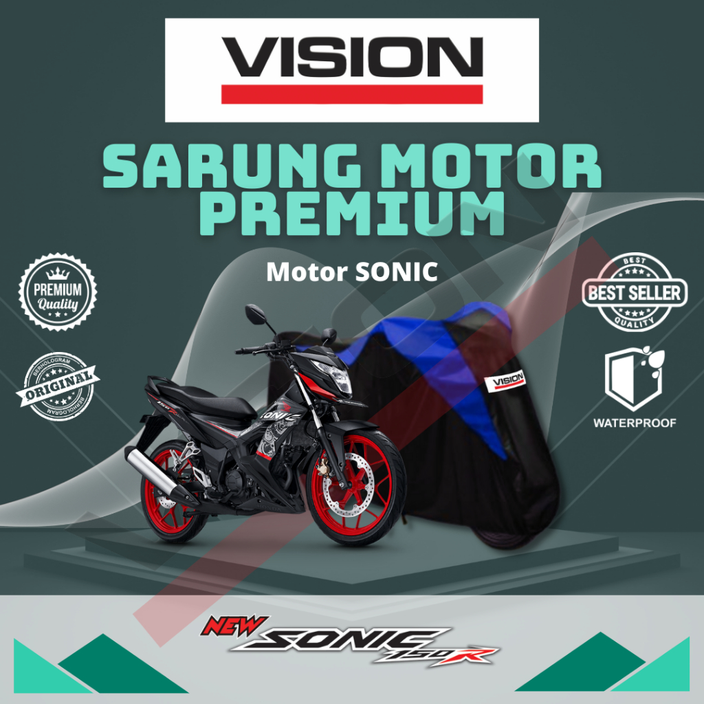 Vision Honda SONIC Capa Para Motocicleta À Prova D'água Proteção Contra Poeira E Calor