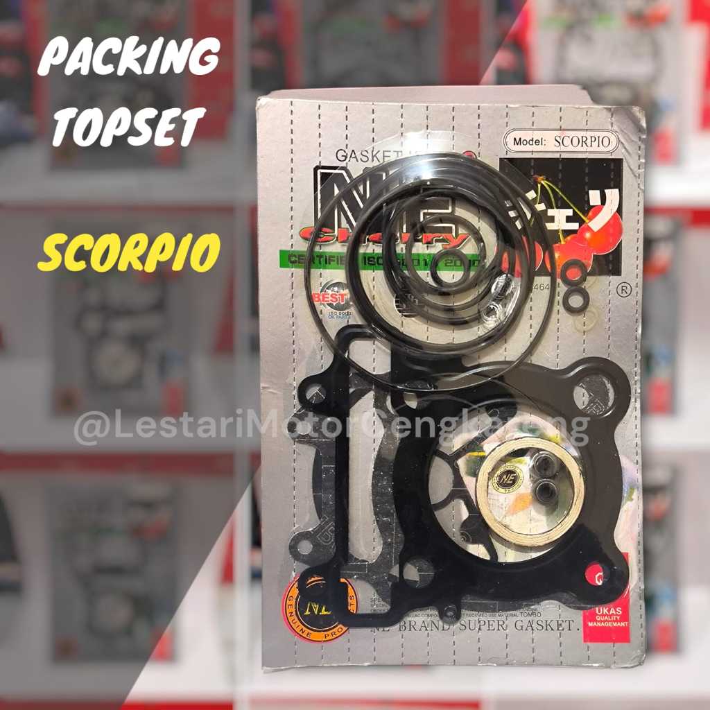 Embalagem PAKING Junta TOPSET TOP SET KIT Escorpio OLD E Z CHERRY