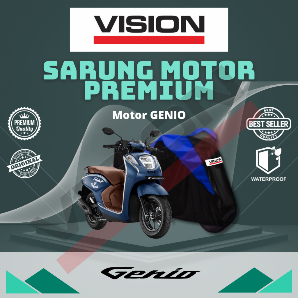 Vision GENIO Capa Impermeável Para Motocicleta Com Proteção Contra Poeira E Calor