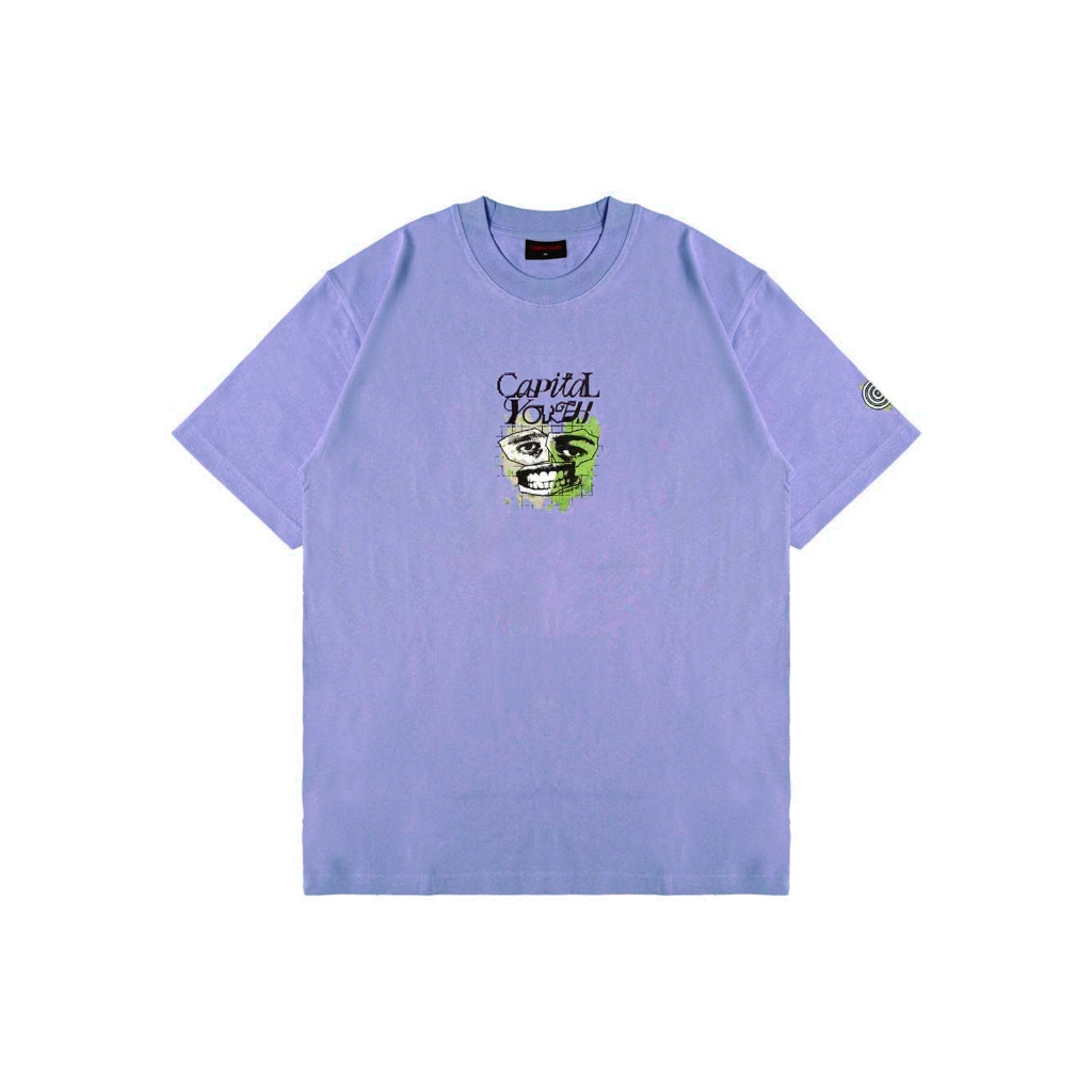 T-SHIRT LILAC Profundo Interconnecido Da Juventude Capital