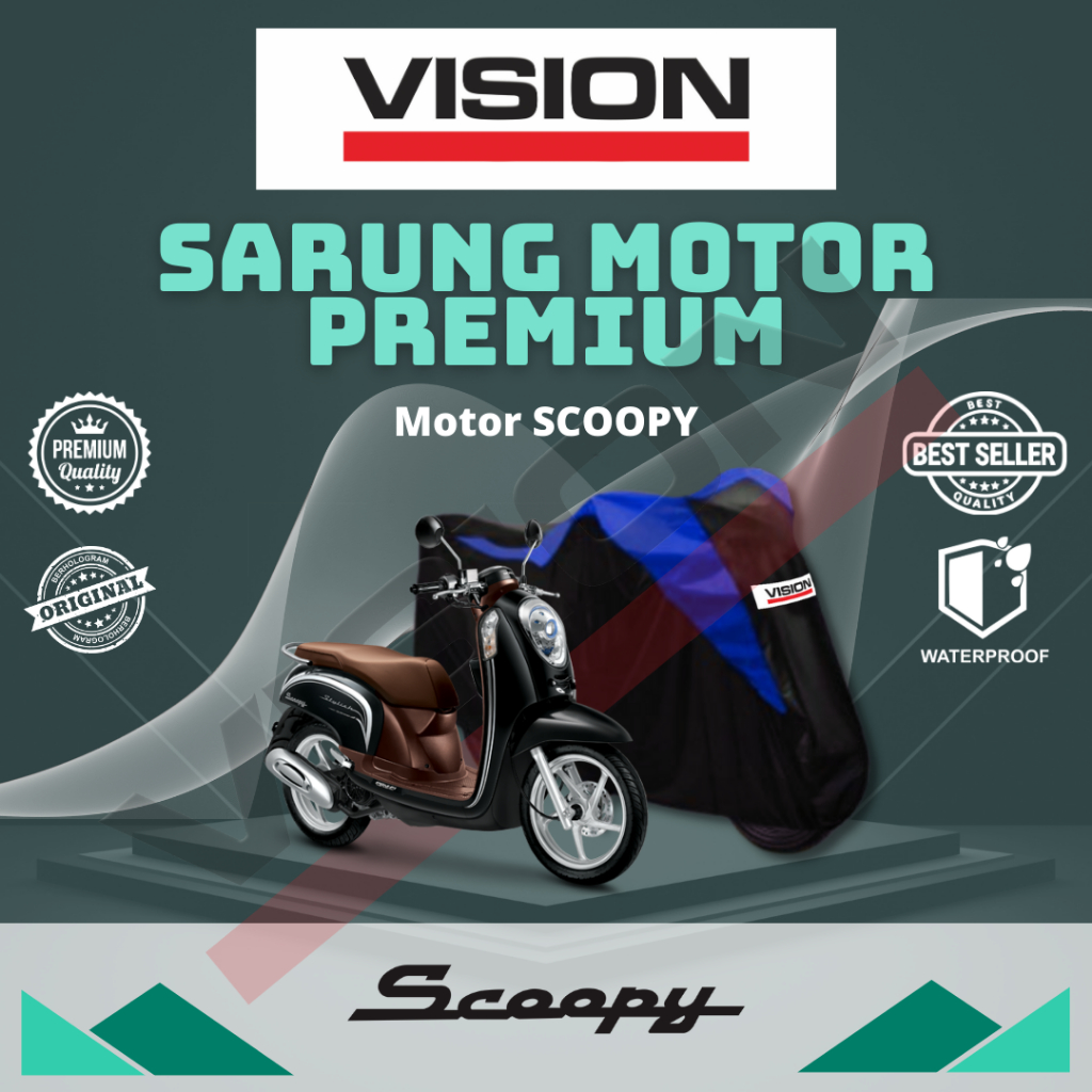 Vision Honda Scopy Capa Para Motocicleta À Prova D'água Proteção Contra Poeira E Calor