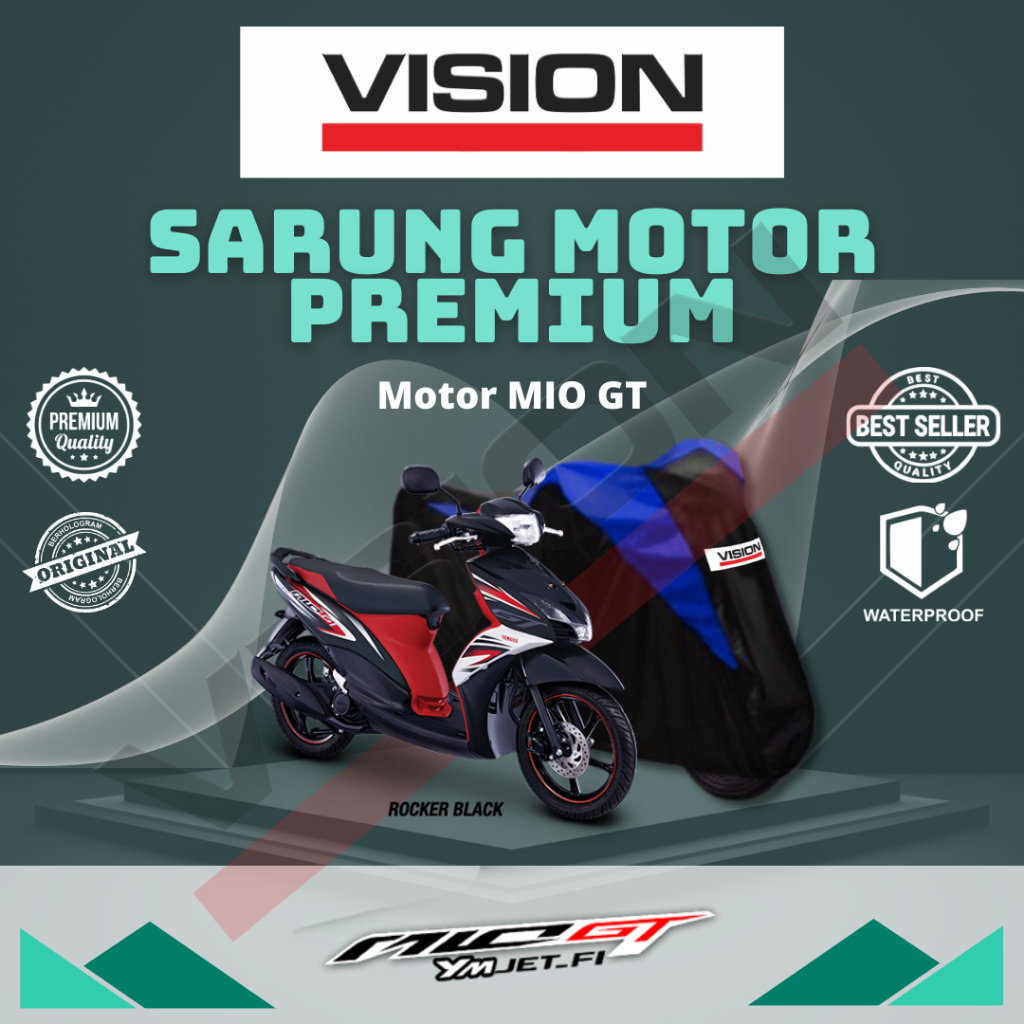 Vision Yamaha MIO GT Capa Para Motocicleta À Prova D'água Proteção Contra Poeira E Calor