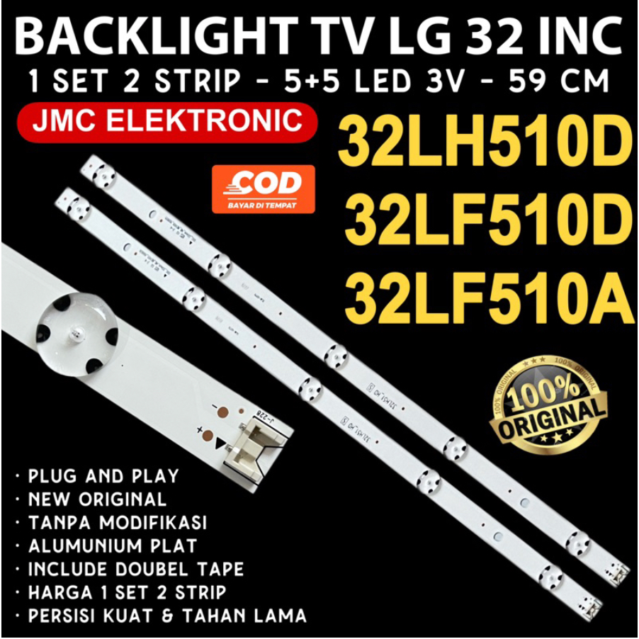 Luz De Fundo De TV LED LG 32 Polegadas 32LH510 32LF510 32LH510D 32LF510D 32LF510A BL Lâmpada 5 Botões 3 VOLT