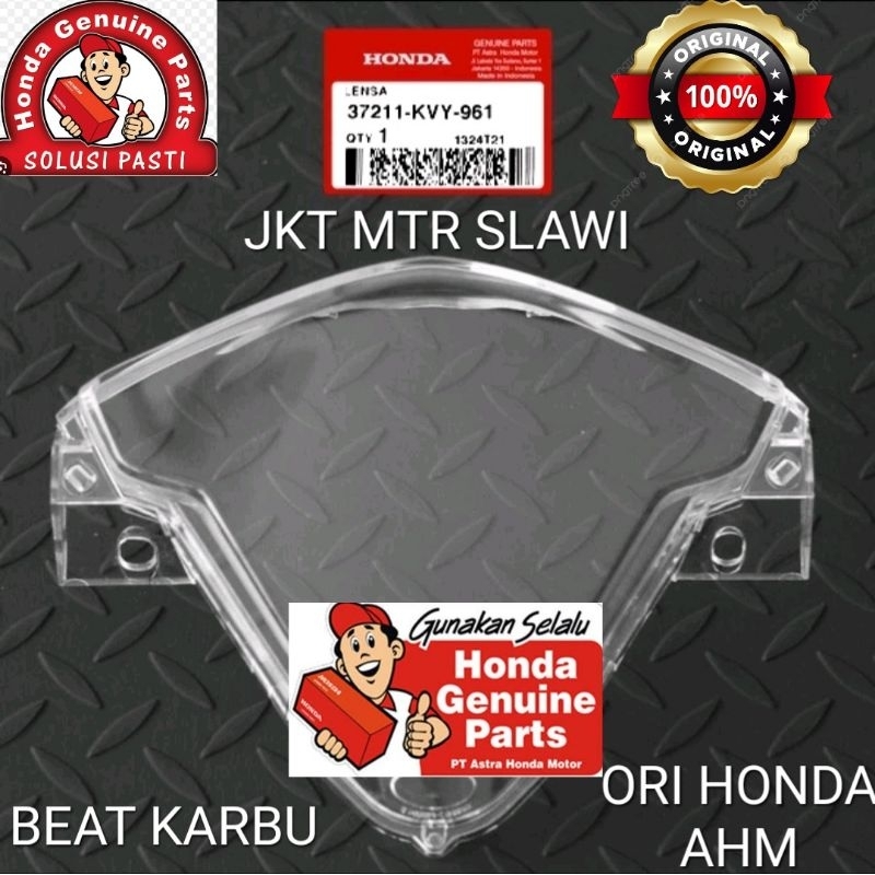 speedo 37211-KVY-961 Medidor De Velocímetro De Lente De Vidro De mica Velocidade Batida Carburador Antigo original Honda