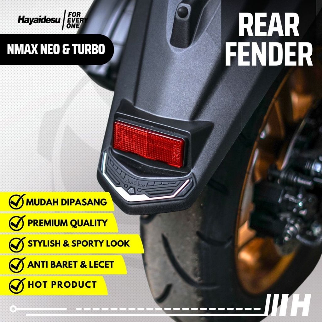 Fender Capa Protetora De Corpo De Motocicleta Yamaha NMAX NEO E TURBO-HAYAIDESU