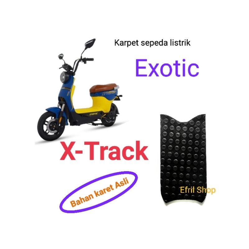 Tapete De Bicicleta Elétrica Exotic X Track Feito De Borracha Genuína
