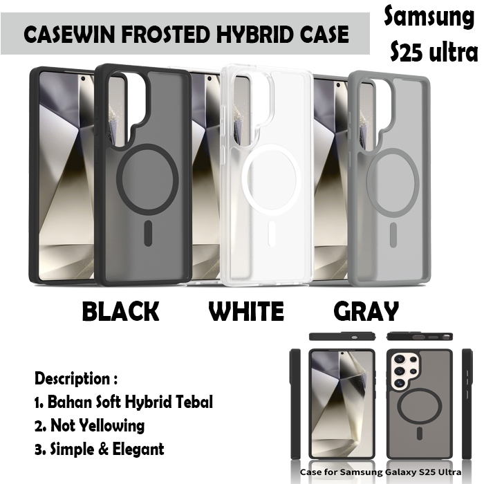 CASEWIN MATTE MAGSAFE Caso Para Samsung Galaxy s25 ultra s25 + s25 s24 s24 + s24