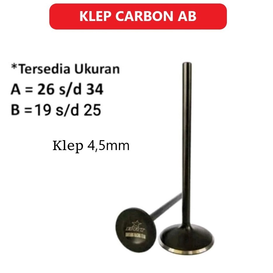 Válvula Em Haste De Carbono EX BRT 4.5 MM 34 33 32 31 30 29 28 27 26 25 24 23 22 21 20 19