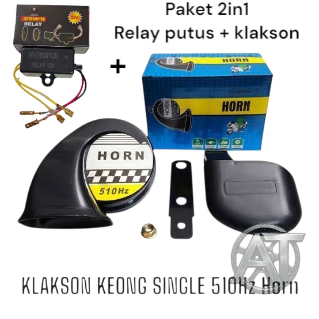 Pacote De Chifre De Caracol Impermeável Para Motocicleta Única Mais Relé De Quebra De 12 VOLT Todas As Motocicletas