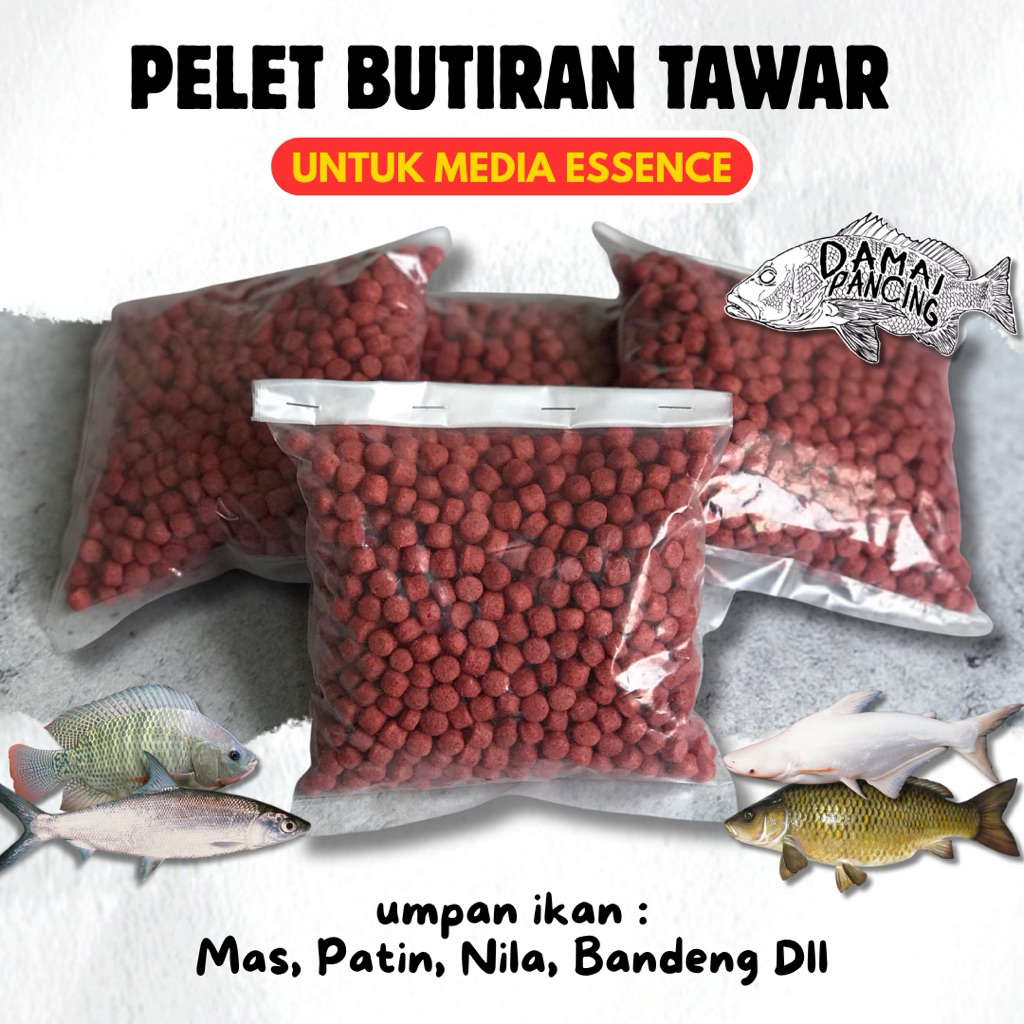 Milkfish Isca Patin Tombro Tilapia Pellets Grânulos De Água Doce Essência Meio