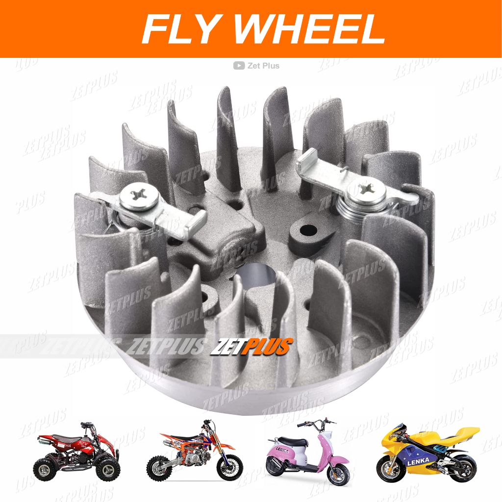 MESIN 50cc Ventilador Ímã/Polia De Volante Antiga E Nova Série mini Trilha GP atv minibike Bolso Máquina De Tração De 2 
