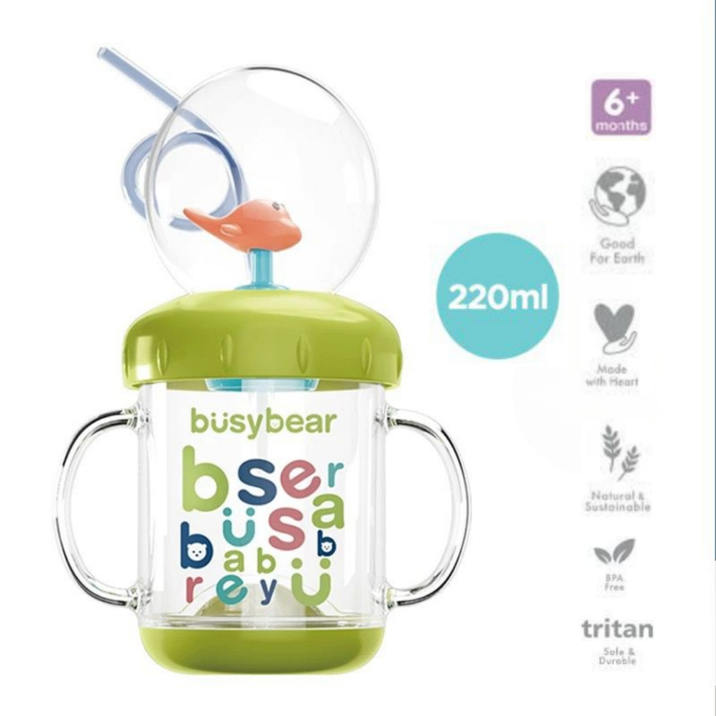 Garrafa De Bebida Infantil Comobebe 220ML Sem BPA/De MATERIAL TRITAN/Óculos De Água Potáve...