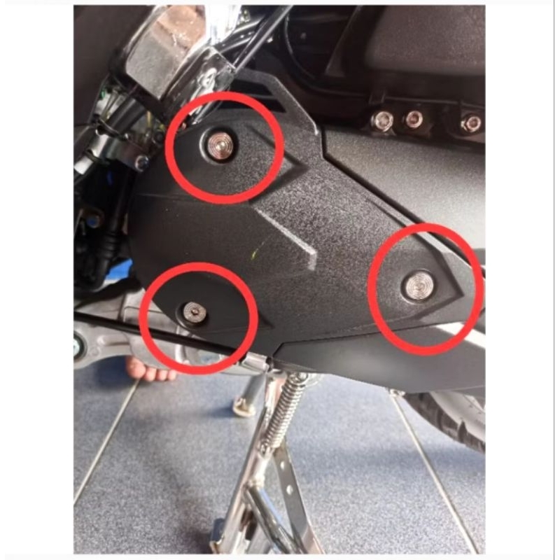 Tampa Inoxidável PROBOLT CVT Duto De Ar KEONGAN BEAT VARIO Scopy Todas As Tampas ORIGINAL HENG Tailândia