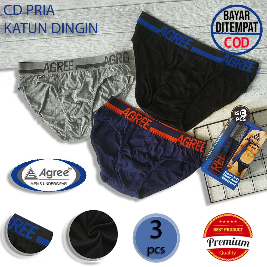 KATUN Conteúdo De 3 Roupas Íntimas Masculinas agree CD Cor XL XXL Algodão Legal Esporte Aleatório 2325 Boxer De Borracha