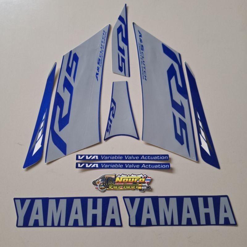 Yamaha r15 r 15 vva 2020 2021 v3 Corpo Azul Qualidade Padrão Adesivo De Motocicleta Striping