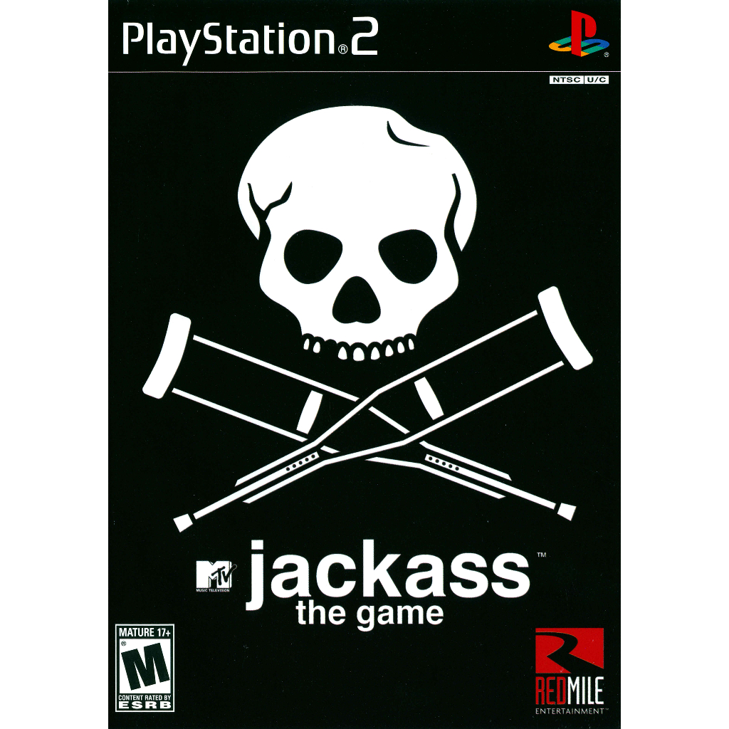 Cassete De Jogo PS2 DVD : JACKASS O