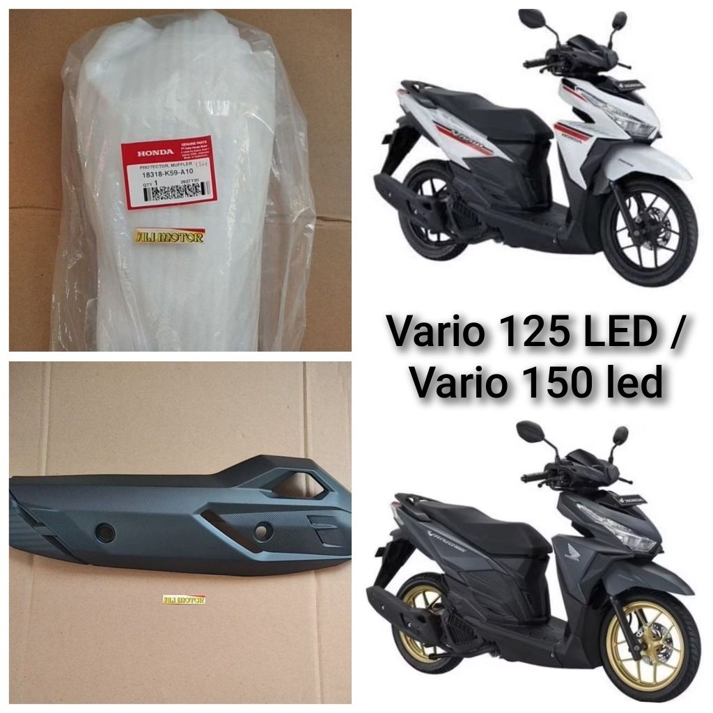Capa Protetora De Escapamento vario 150 led fi 125 18318-K59-A10 original AHM