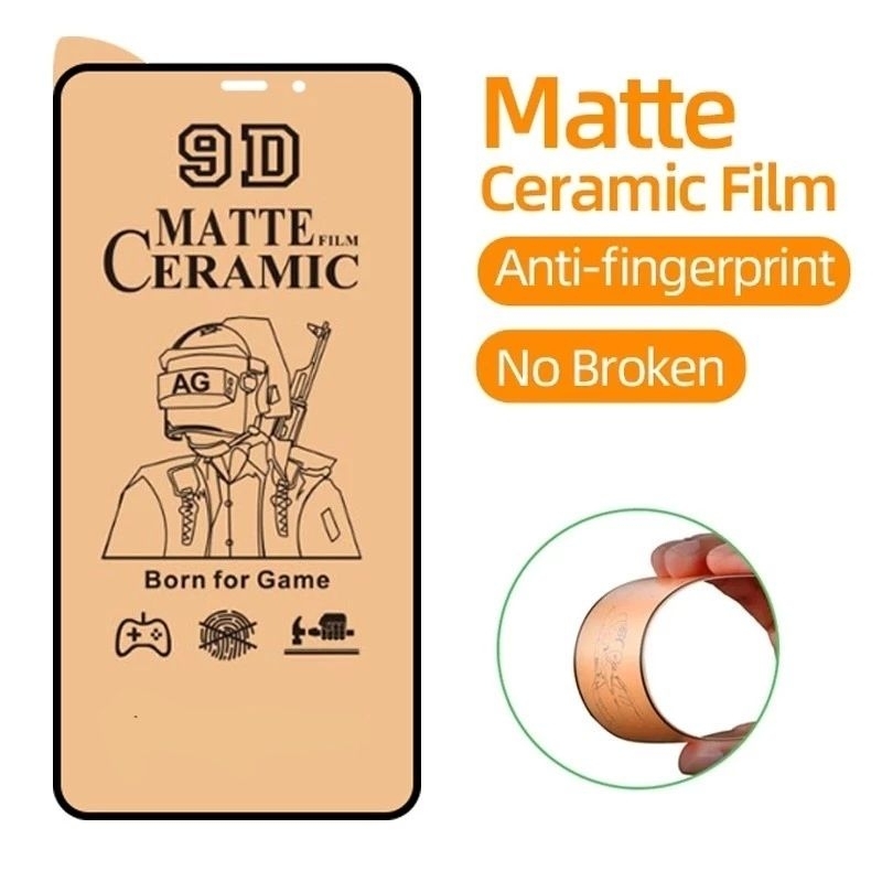 Protetor De Tela LAYAR Cerâmico Fosco Anti-Quebra Para Samsung A02 A02S A03 Core A03S A04 A04E A04S A05 A05S A06 A10 A12