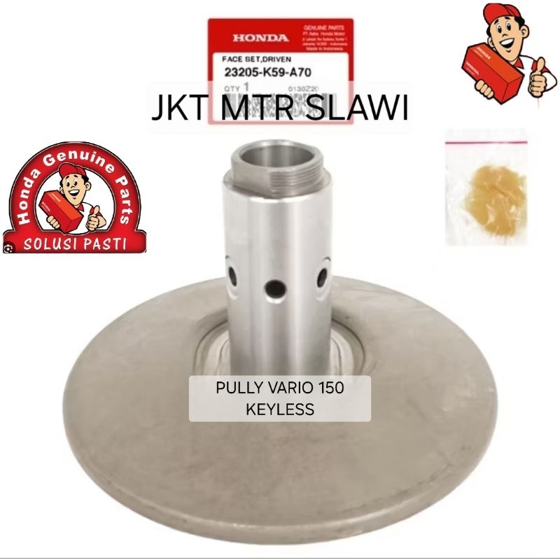 23205-K59-A70 Conjunto De Rosto Polia De Acionamento Móvel Coko vario 150 Sem Chave E 125 2018-2024 Led