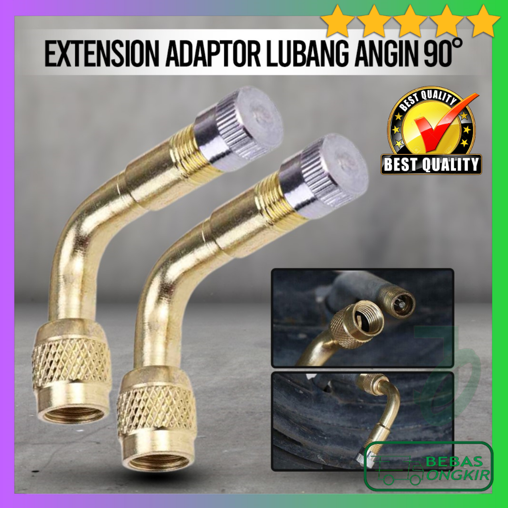 [PACK] Adaptador De Extensão De Válvula De Pneu De Motocicleta Conexão L 90 MX6