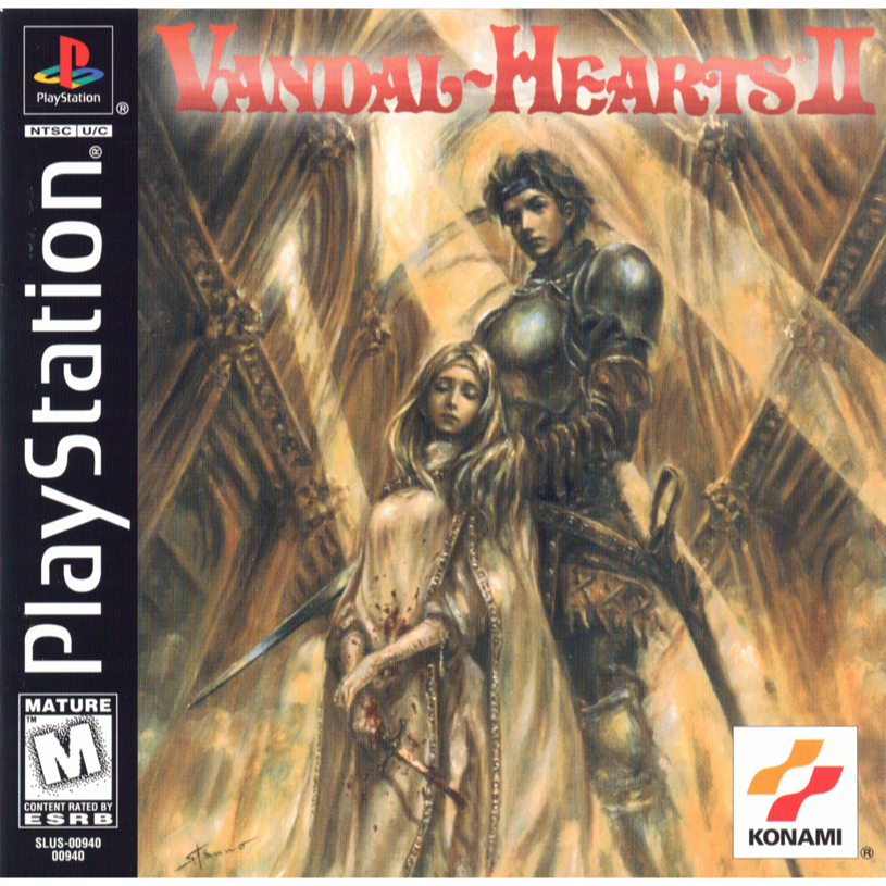 Cassete De CD De Jogo PS1 : VANDAL HEARTS II