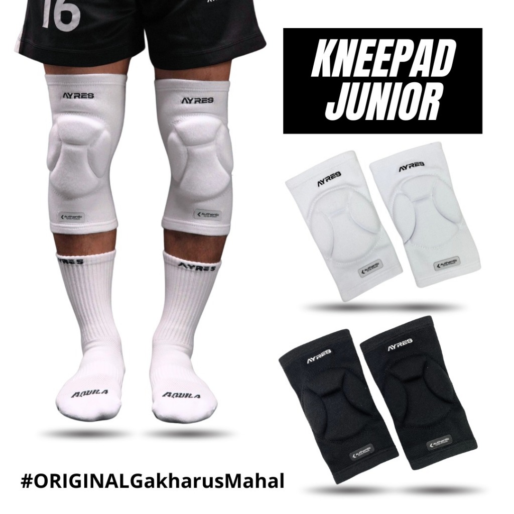 Joelheira Júnior 8-14 Anos Protetor De Joelho De Espuma Para Crianças Futsal Basquete Vôlei Um Par