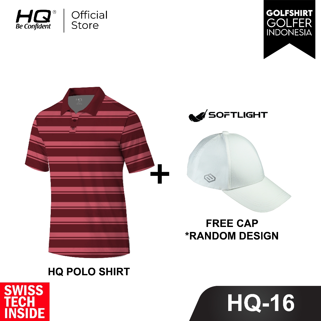 Camisa Polo Swiss Tech Golf Poliéster DriFit Qualidade Premium HQ 16