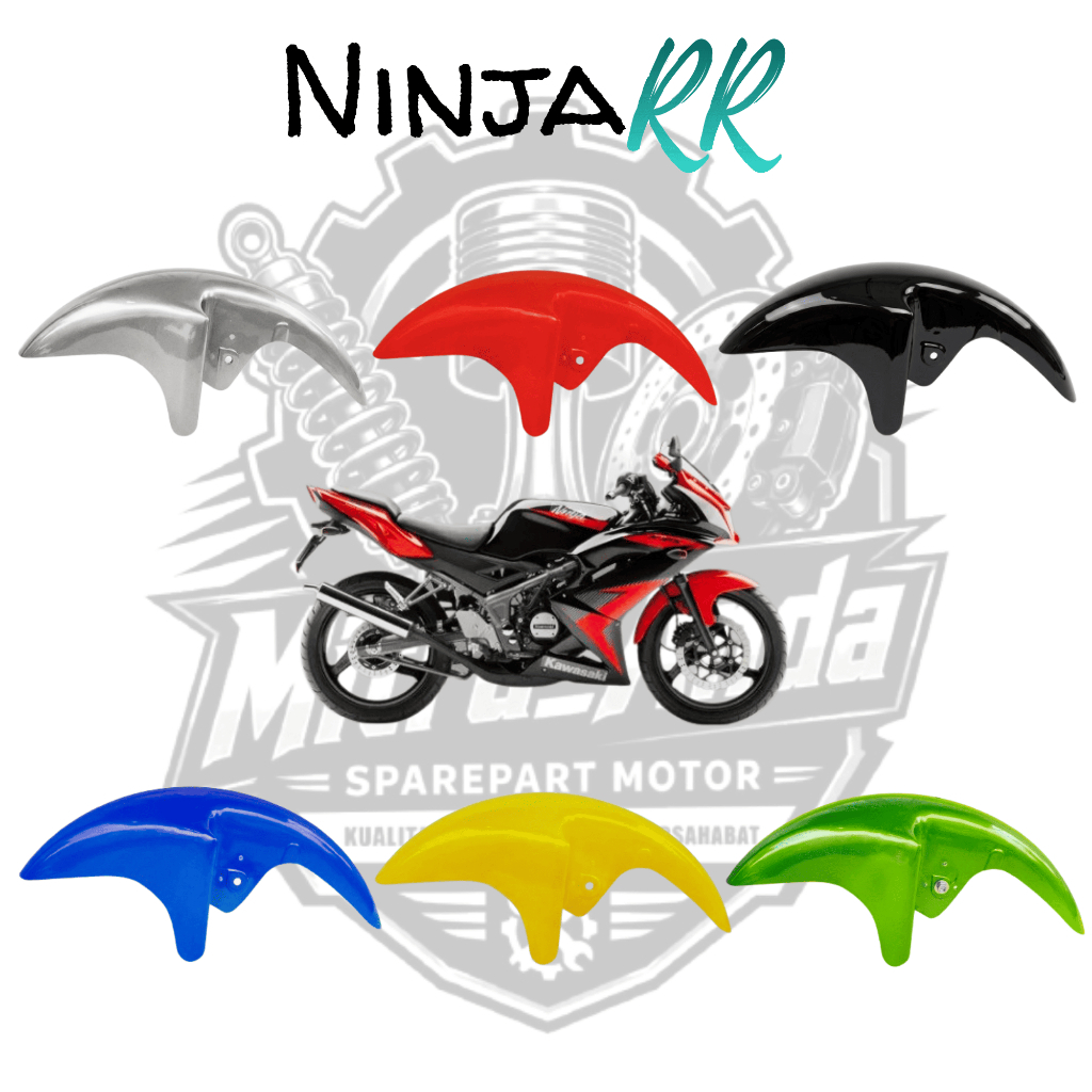FENDER Para-Lama Dianteiro NINJA RR PNP TIGER MP CB100 125 GL PRO MAX MATERIAL Grosso Tinta Metálica Padrão ORIGINAL