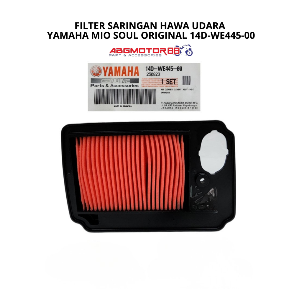 Filtro De Ar ORIGINAL YAMAHA MIO SOUL 14D-WE445-00