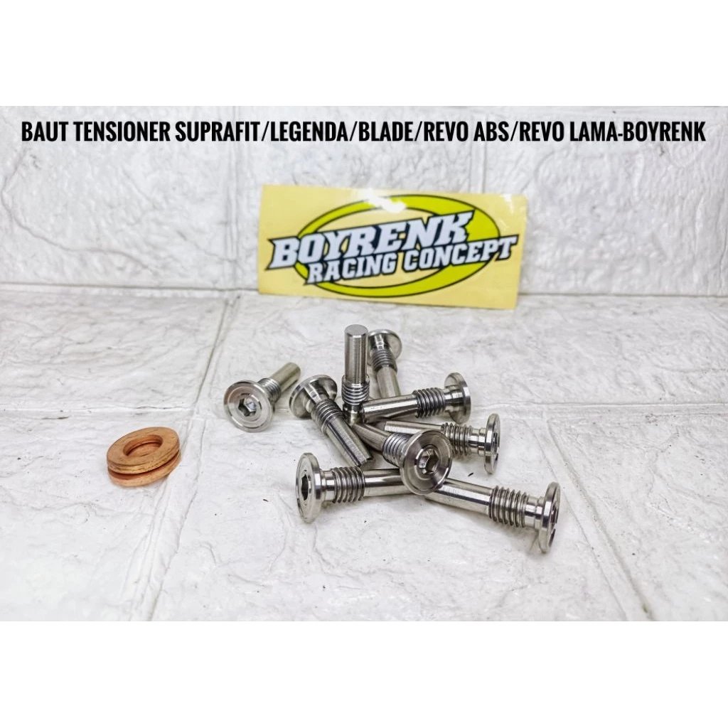 Parafuso L MESIN Inox , Rolo , Eixo De Comando Temporização , Tensor Cabeça De Bloco , Motor honda GRAND | Lenda Da SUPR
