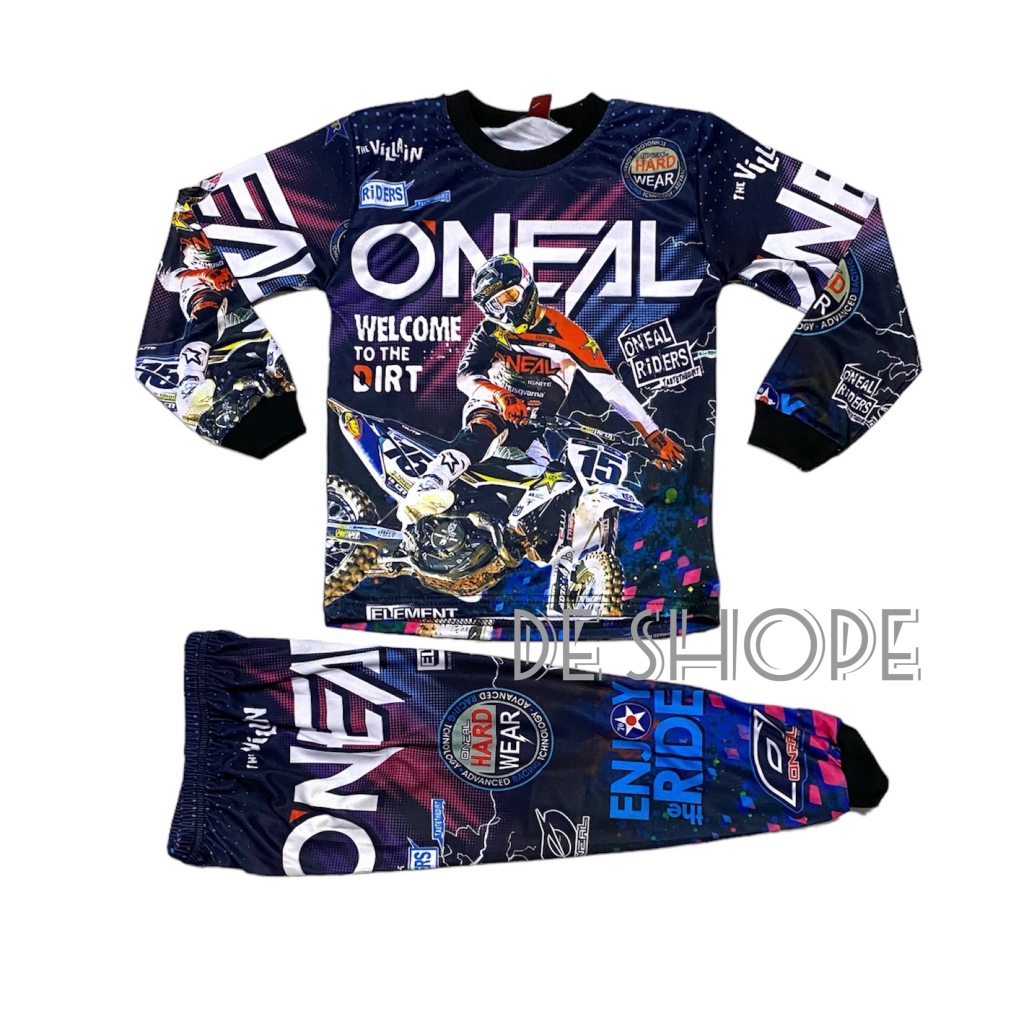 Terno De Corrida Infantil , Camiseta De motocross Com Estampa Completa , Conjunto De Ciclismo De Qualidade