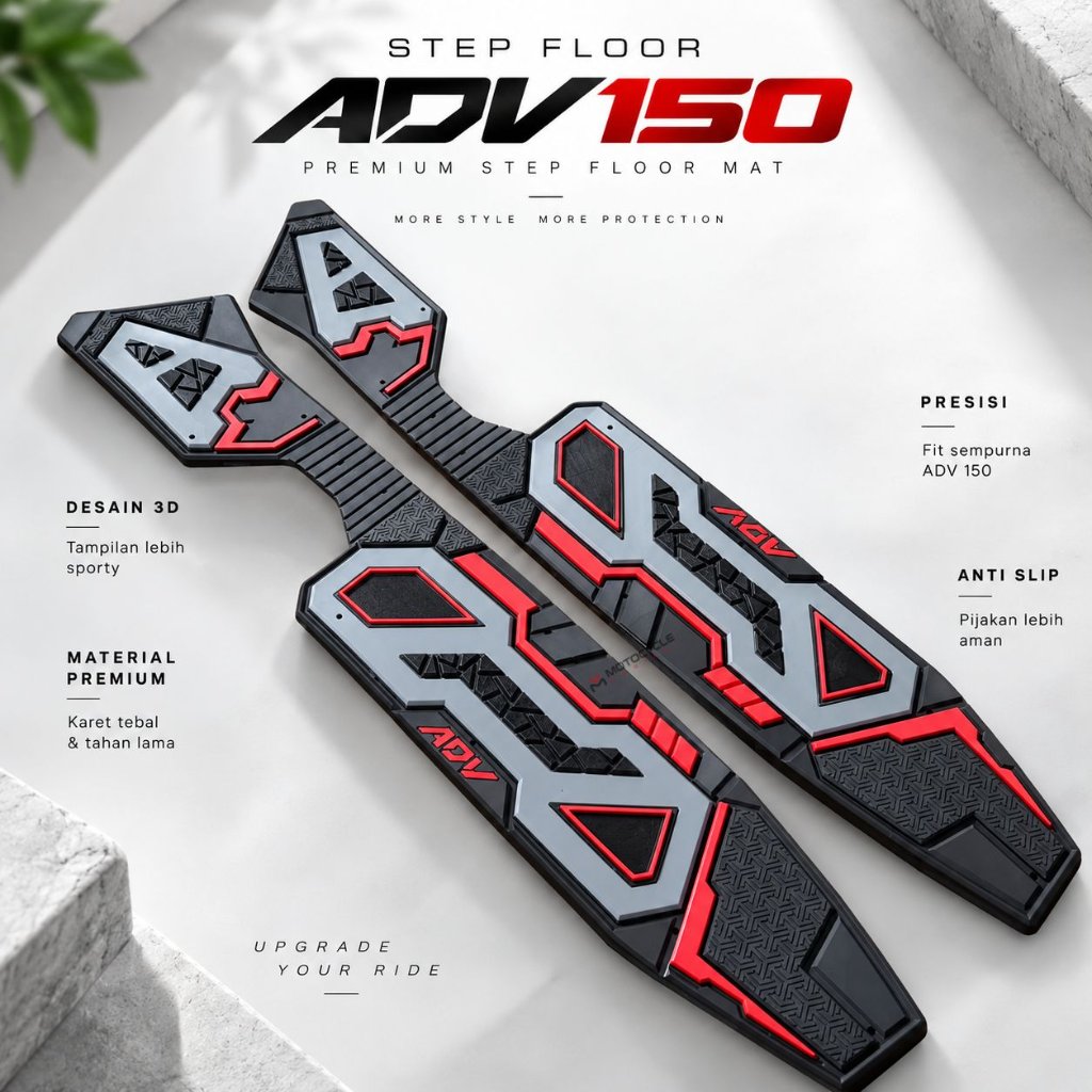 Motopad27 ADV150 Premium Tapete Antiderrapante Design De Borracha 3D