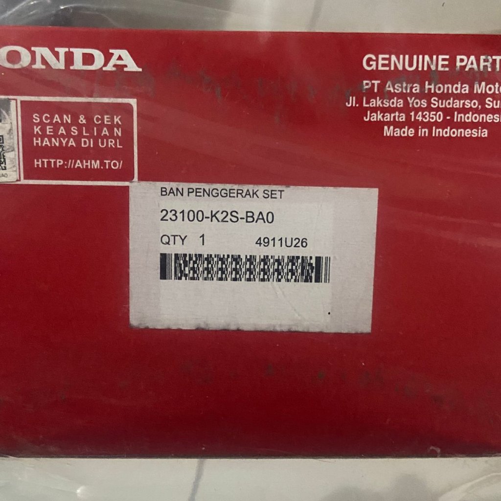 Conjunto De Correia V Van Belt Set Pneu Drive Assy Honda Vario 160 Stylo 160 23100 K2S BA0