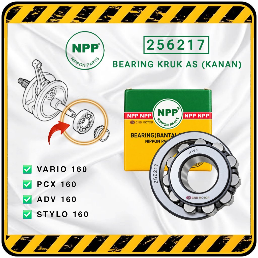 NPP > Rolamento Laker Laher 256217 | Pêndulo Do Virabrequim Direito VARIO 160 PCX ADV STYLO 160