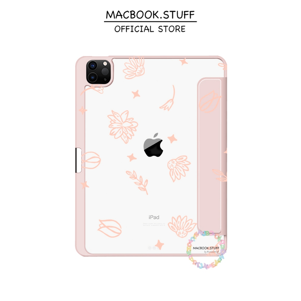 CUSTOM ROSE PETAL Acrílico Case IPAD Com Porta-Canetas Para Novo AIR 3 4/GEN 7o
