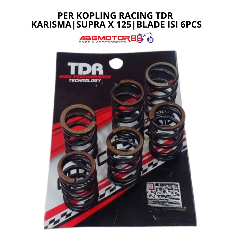 TDR KARISMA SUPRA X 125 BLADE RACING Embreagem Mola Contentores 6 PCS
