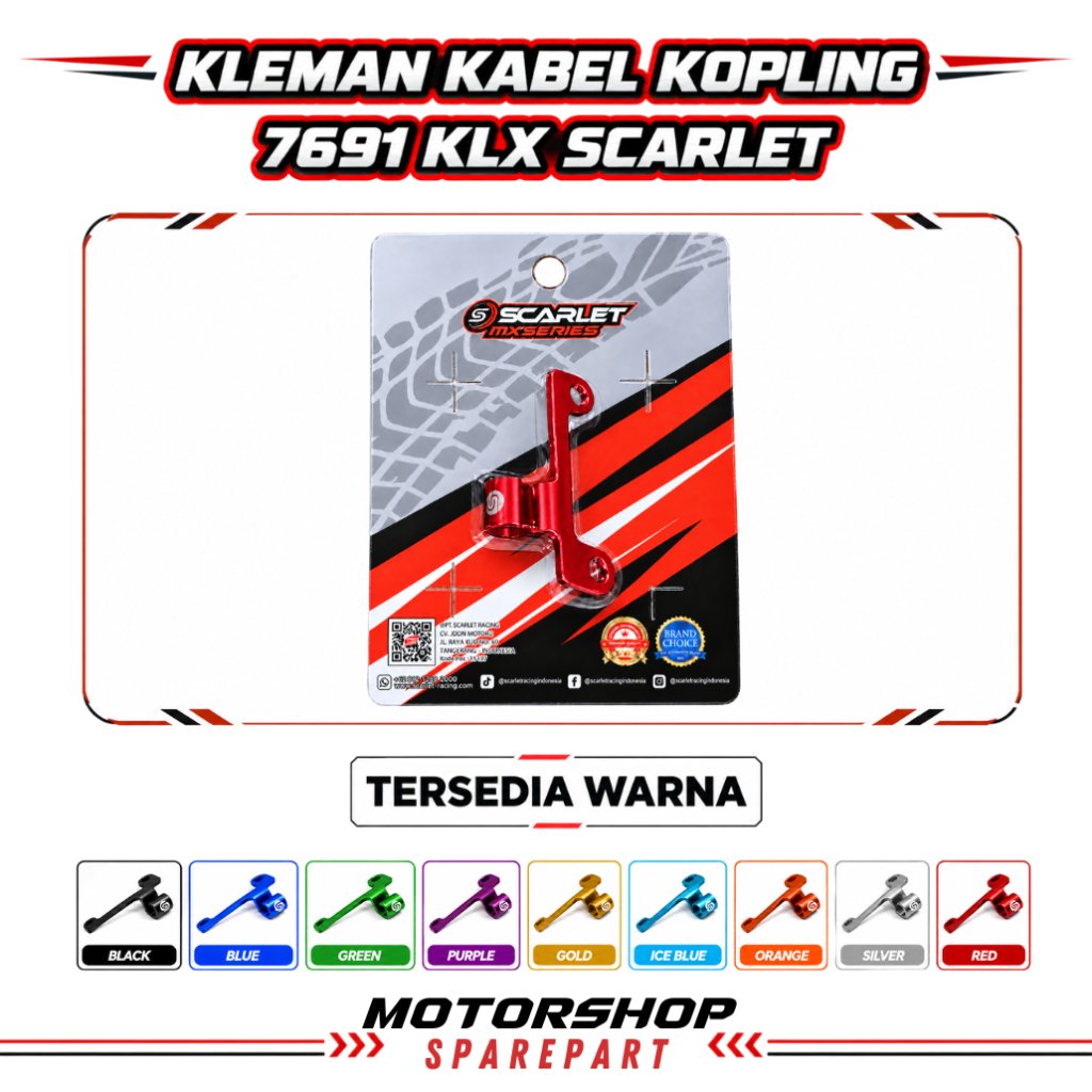 Braçadeira De Cabo De Embreagem 7691 KLX 150 Scarlet