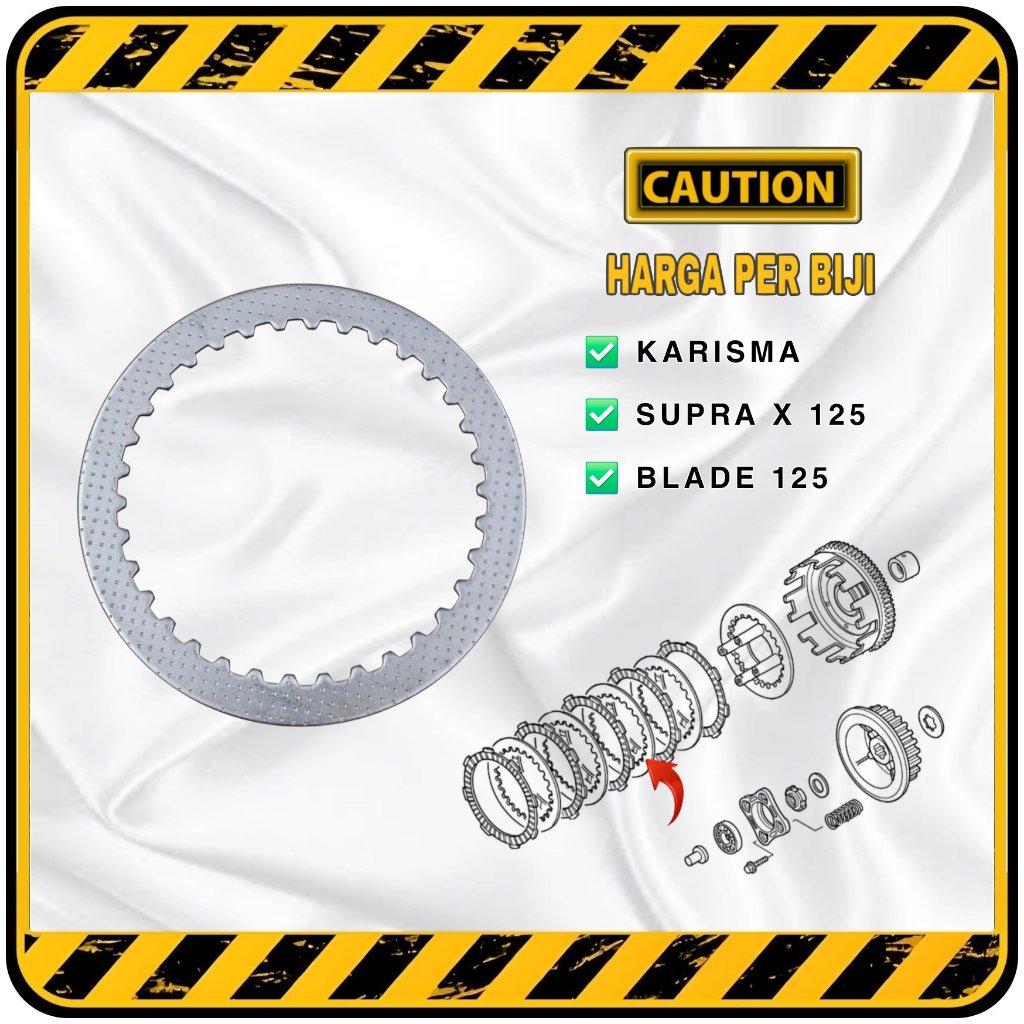 Placa De Compensação De Ponto De Corrida Antiderrapante Honda KARISMA | SUPRA X 125 Lâmina 125