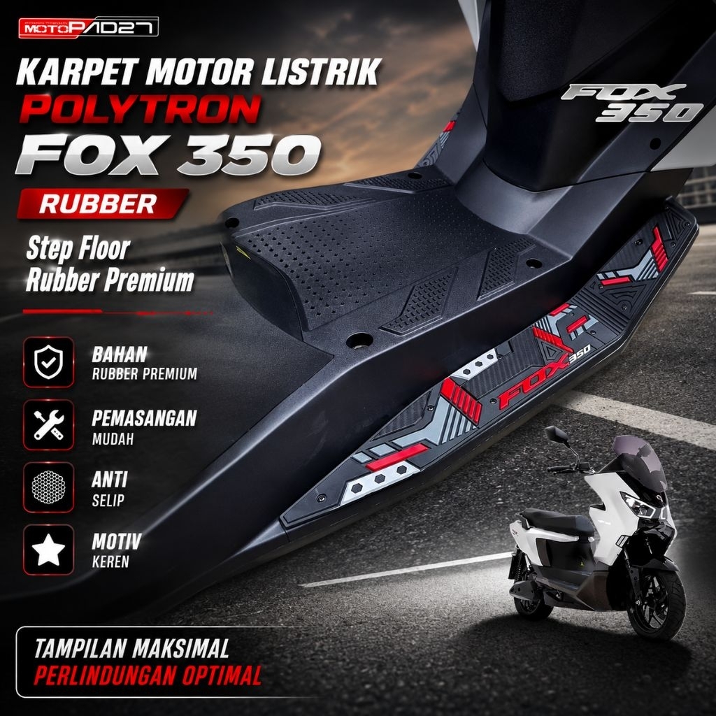 POLYTRON fox 350 Step Floor Tapete Raposa 350 Borracha