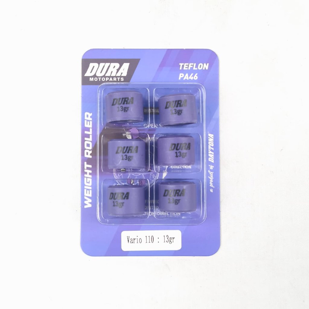 Rolo De TEFLON DAYTONA DURA ROLLER RACING UK 13 Gramas 18X14 BEAT FI Injeção POP STREET Scopy VARIO 110 ESP SPACY 2013-2
