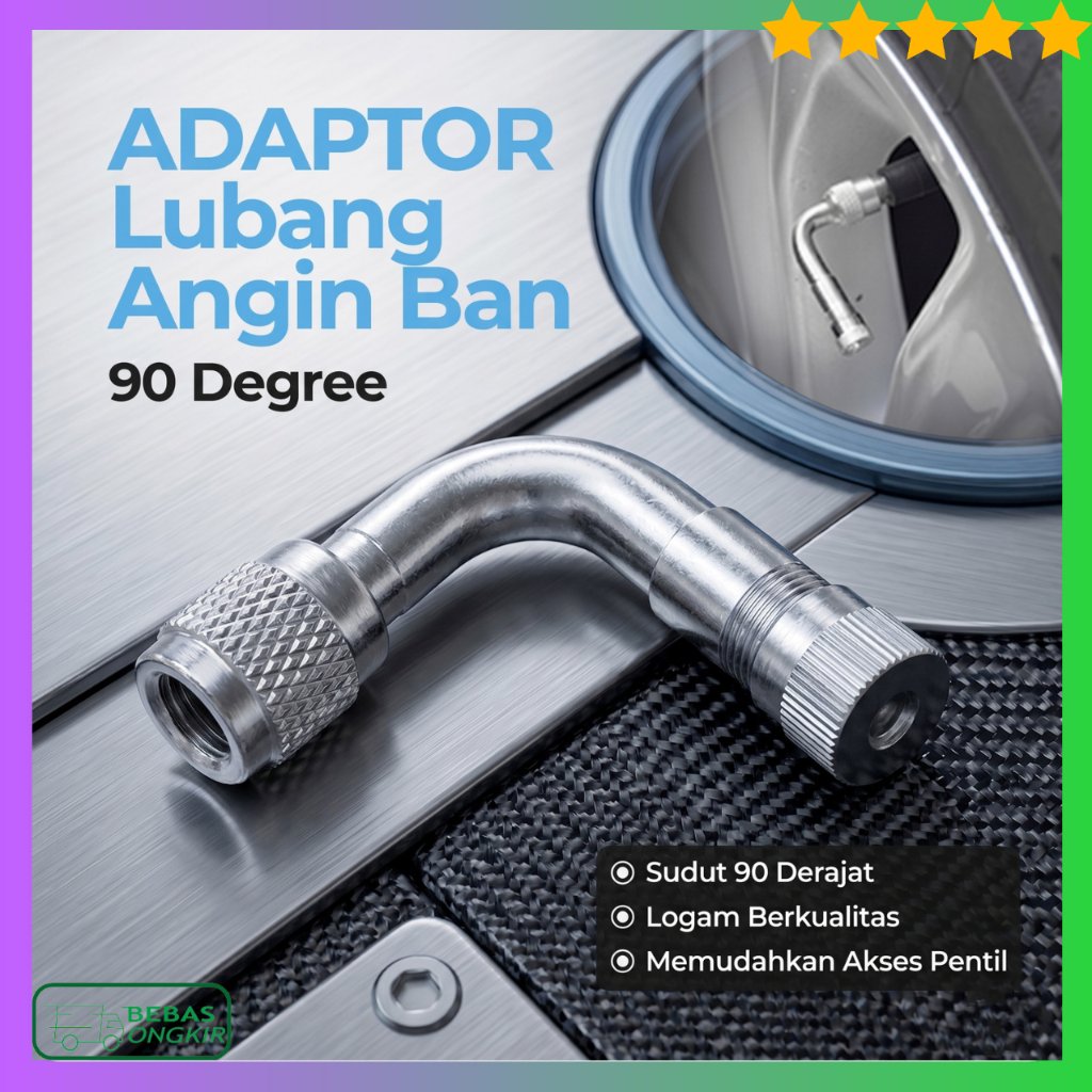 Adaptador De Tampa De Válvula De Pneu De Carro De Motocicleta OTOHEROES Haste Antiferrugem De 90 Graus EA90