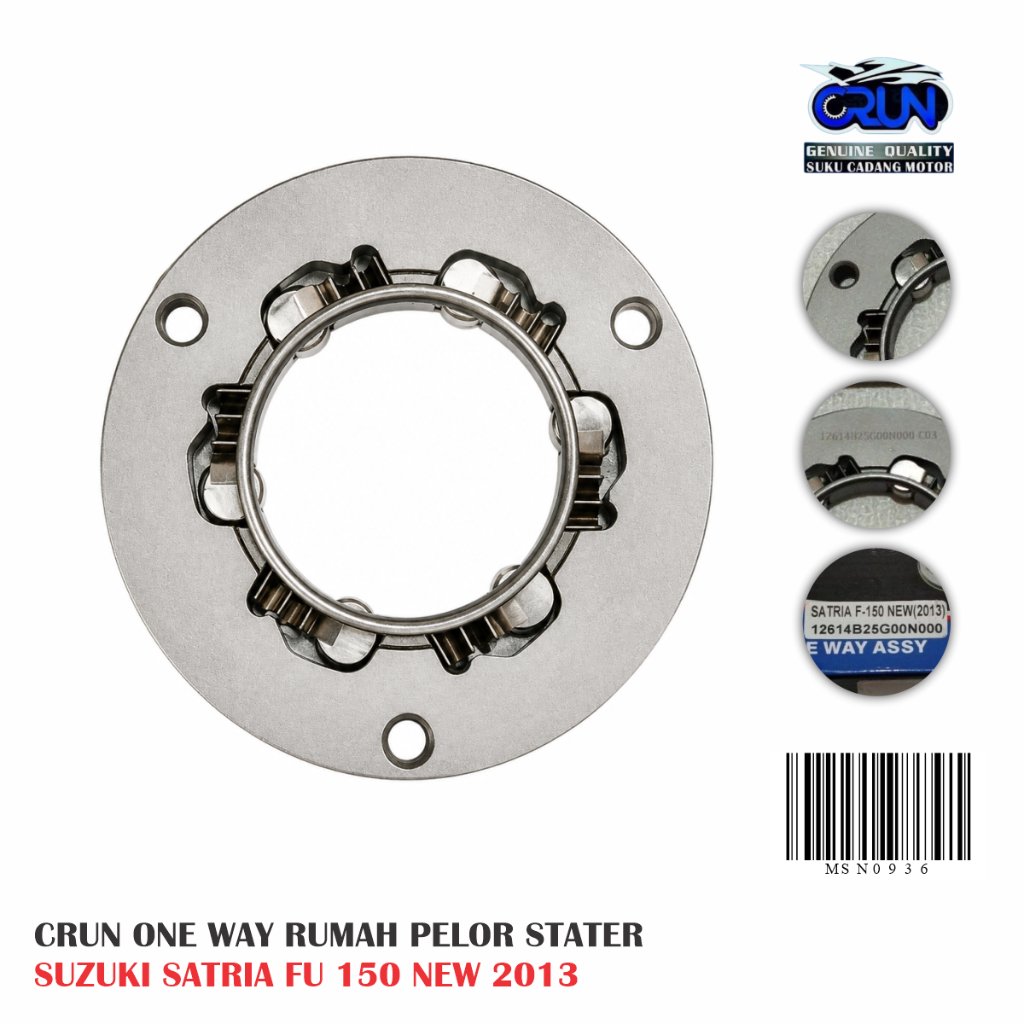 One Way Satria FU 150 Novo 2013 Starter Assy Pelor House Para Motocicletas Suzuki Underbone