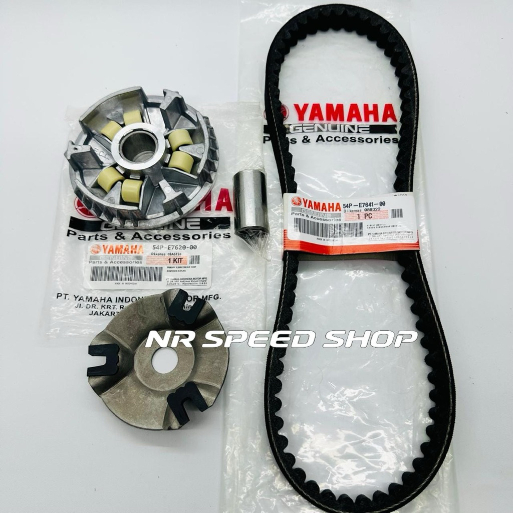 Pacote CVT Vanbelt + Conjunto De Caixa De Rolo Mio J GT Soul Fino Fi Xride YAMAHA 54P