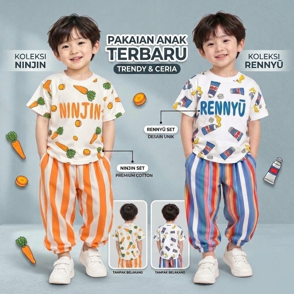 Conjunto De Roupas Masculinas De Algodão Premium KATUN Com Estampa Exclusiva E Calças Listradas Da Moda