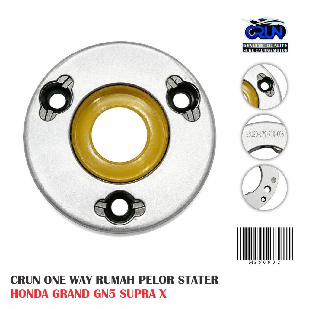 One Way Grand GN5 Supra X Fit Revo Lama Pelor House Starter Assy Honda Underbone Motocicleta