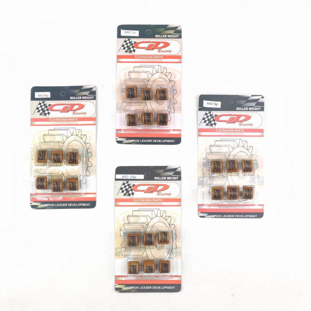 ROLLER CLD RACING TEFLON YAMAHA MIO SPORTY SMILE SOUL CARBON NOUVO LELE E Z J GT 115 FINO X-RIDE 5 6 7 8 9 10 Gramas ORI