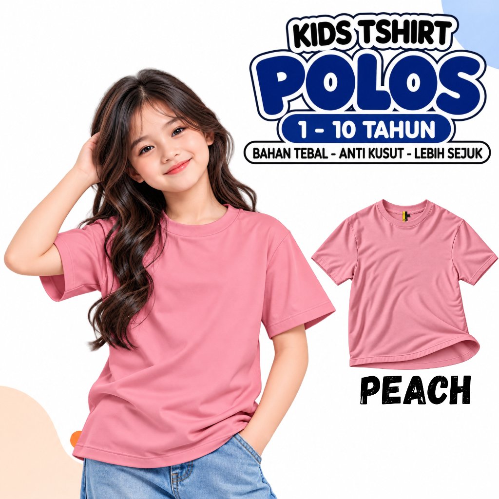 Camiseta Lisa Unissex Dusty Pink Penteado 30s Para Crianças De 1 2 3 4 5 6 7 8 9 10 Anos Irox Kids
