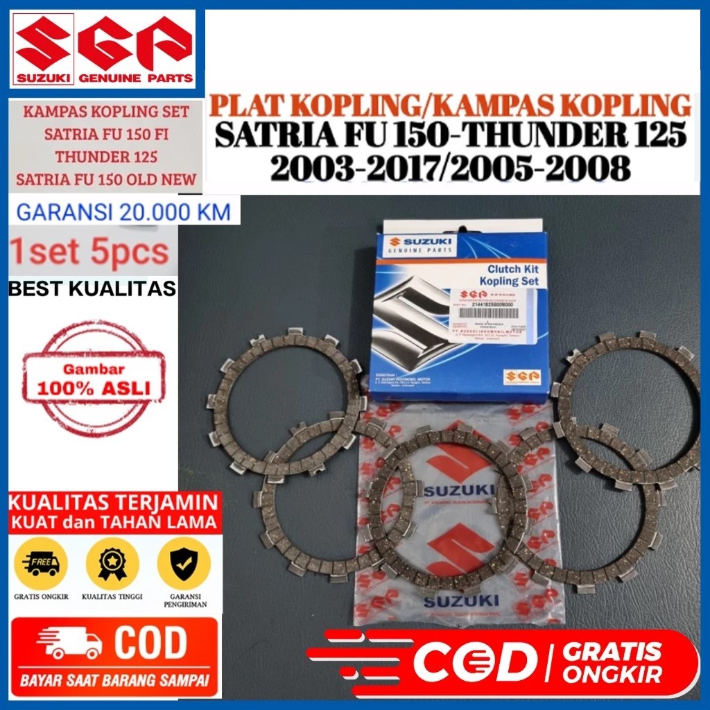 Placa De Embreagem SATRIA FU 150 Injeção De Carbono Novo Velho GSX 150 THUNDER 125 RAIDER 125 150 BANDIT 150
