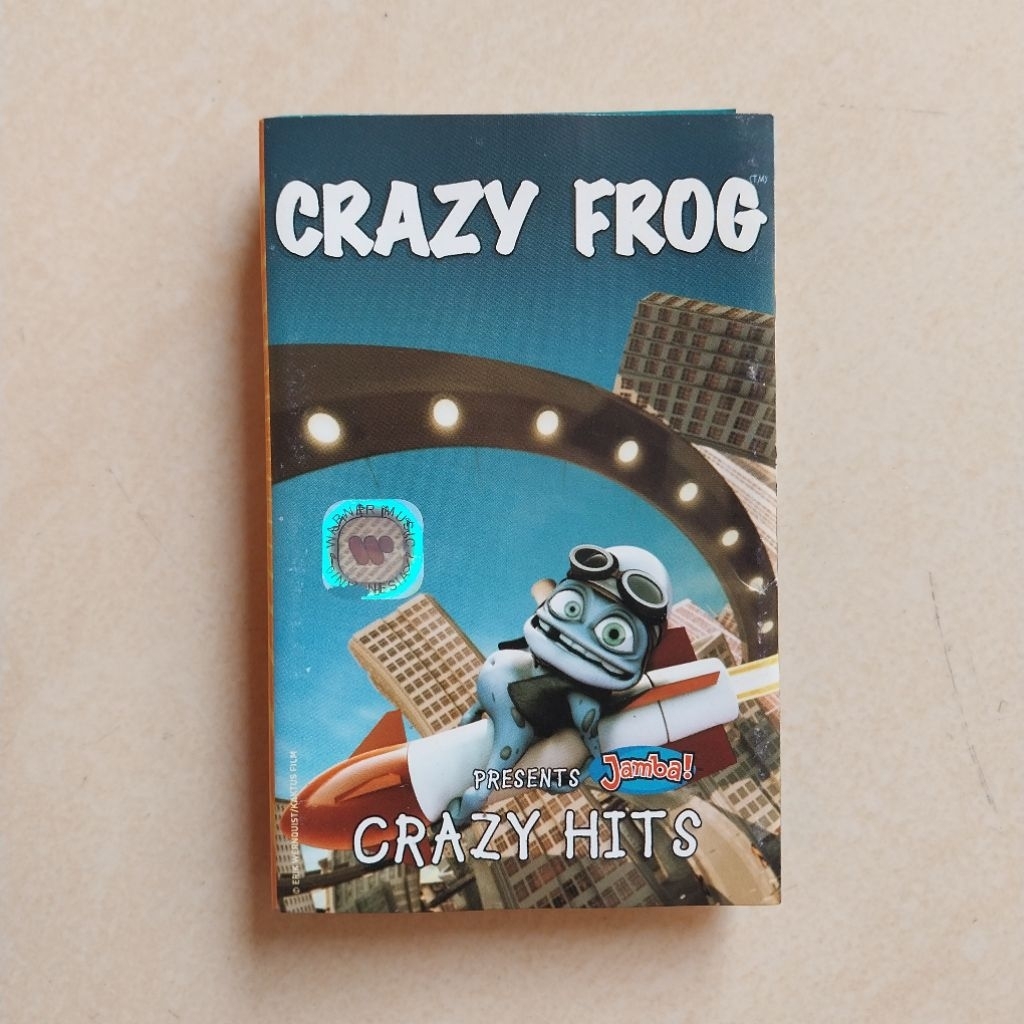 CRAZY FROG ALBUM Cassete Mais HITS , Capa De Presente