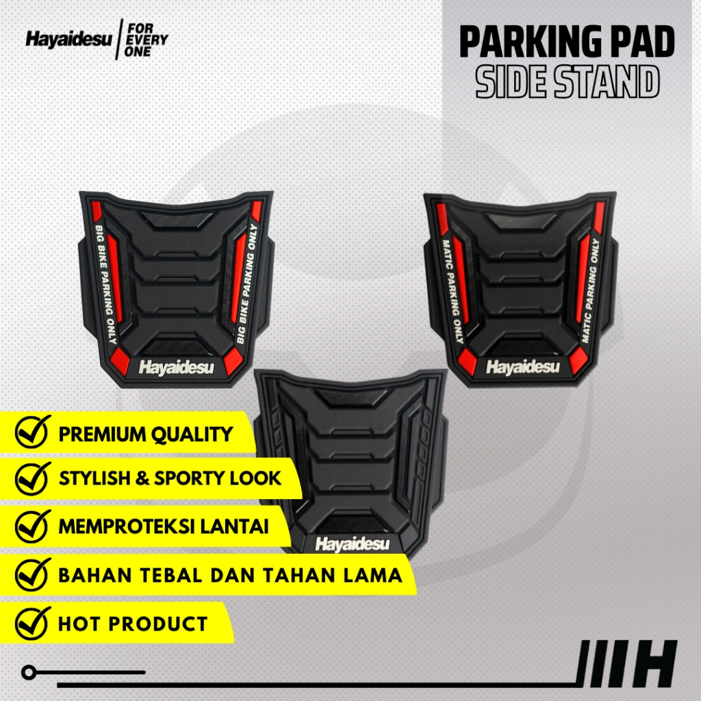 Tapete Padrão Para Motocicleta Com Suporte Lateral Estacionamento-HAYAIDESU Universal